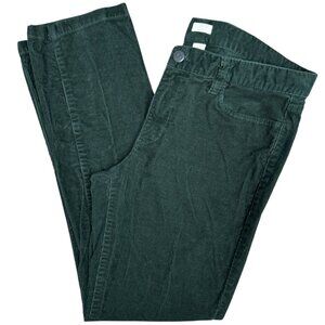 EUC Women's‎ J. CREW Matchstick Corduroy Pants Hunter Green | Size 32S